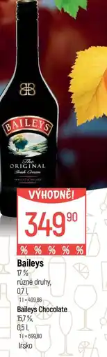 Globus Baileys nabídka