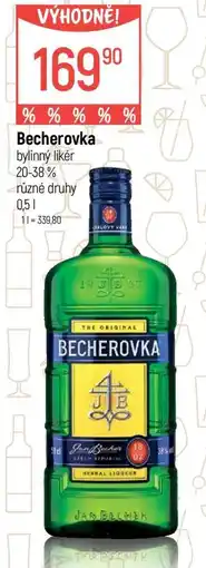 Globus Becherovka nabídka