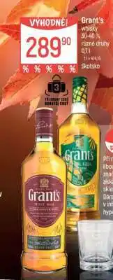 Globus GRANT’S Whisky nabídka