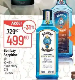 Globus Bombay Sapphire nabídka
