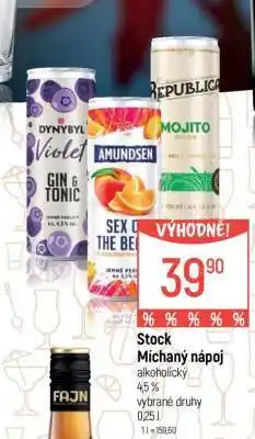 Globus Stock Míchaný nápoj nabídka