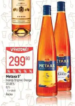 Globus Metaxa 5 nabídka