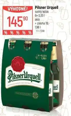 Globus Pilsner Urquell nabídka