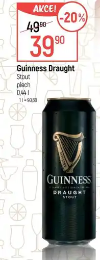 Globus Guinness Draught nabídka