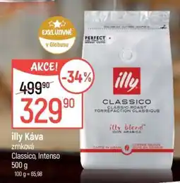 Globus illy Káva zrnková Classico, Intenso nabídka
