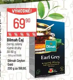 Globus Dilmah Čaj nabídka