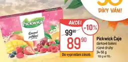 Globus Pickwick čaje nabídka