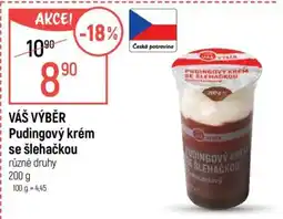 Globus VÁŠ VÝBĚR Pudingový krém se šlehačkou nabídka