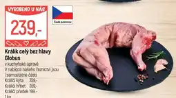 Globus Králík celý bez hlavy Globus nabídka