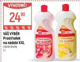 Globus VÁŠ VÝBĚR Prostředek na nádobí XXL nabídka
