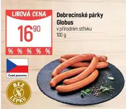 Globus Debrecínské párky Globus nabídka