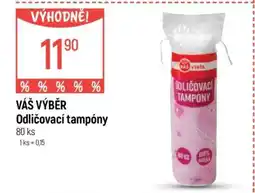 Globus VÁŠ VÝBĚR Odličovací tampony nabídka