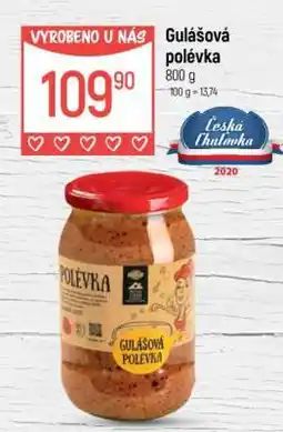 Globus Gulášová polévka nabídka