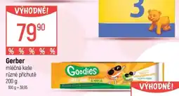 Globus Gerber mléčná kaše různé příchutě nabídka