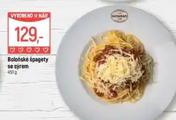 Globus Boloňské špagety se sýrem nabídka