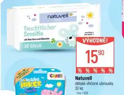 Globus Natuvell dětské vlhčené ubrousky 30 ks nabídka