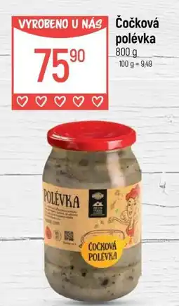 Globus Čočková polévka nabídka