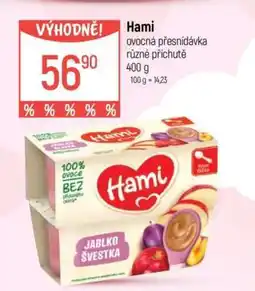 Globus Hami ovocná přesnídávka nabídka