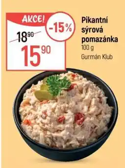 Globus Pikantní sýrová pomazánka nabídka