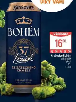 Globus Krušovice Bohém světlý ležák nabídka