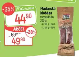 Globus Maďarská klobása nabídka