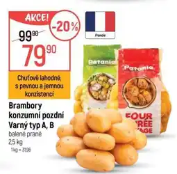 Globus Brambory konzumní pozdní Varný typ A, B nabídka