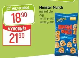 Globus Monster Munch nabídka