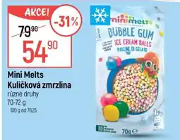 Globus Mini Melts Kuličková zmrzlina nabídka