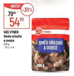 Globus Váš Výběr Směs ořechů a ovoce nabídka