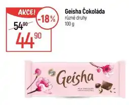 Globus Geisha čokoláda nabídka