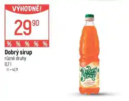 Globus Dobrý Sirup nabídka