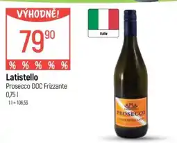 Globus Latistello Prosecco DOC Frizzante nabídka