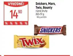 Globus SNICKERS / MARS / TWIX / BOUNTY nabídka