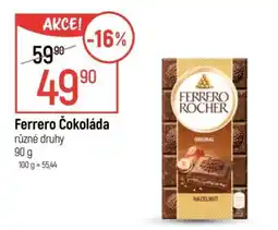 Globus Ferrero čokoláda nabídka