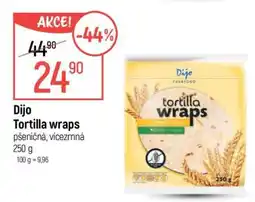 Globus Dijo Tortilla wraps nabídka