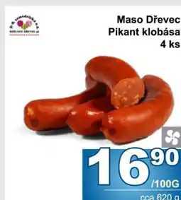 Jip Maso Dřevěc Pikant klobása 4 ks nabídka