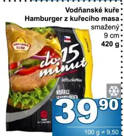 Jip Vodňanské kuře Hamburger z kuřecího masa nabídka