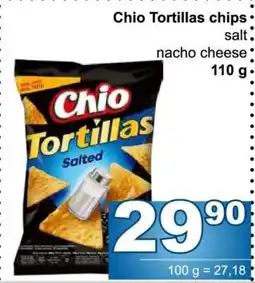 Jip Chio Tortillas Chips nabídka