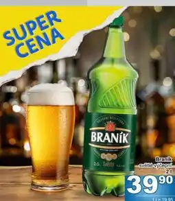 Jip Braník světlé výčepní nabídka