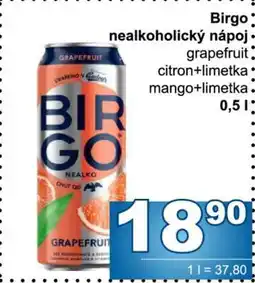 Jip Birgo nealkoholický nápoj nabídka