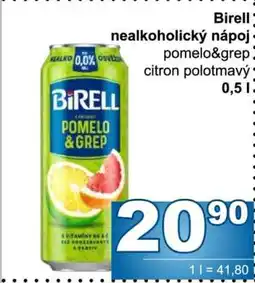 Jip Birell nealkoholický nápoj nabídka