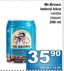 Jip Mr. Brown ledová káva nabídka