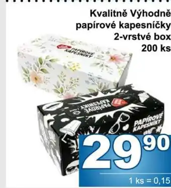 Jip Kvalitně Výhodně papírové kapesníčky nabídka