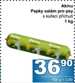 Jip Akinu Papky salám pro psy nabídka