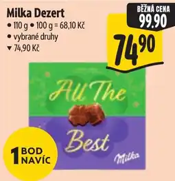 Albert Milka Dezert nabídka