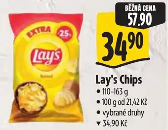 Albert Lay's Chips nabídka
