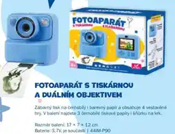 Sparkys Fotoaparát s tiskárnou a duálním objektivem nabídka