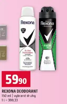 Terno Rexona deodorant nabídka