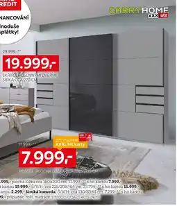 XXXLutz Carryhome skříň s posuvnými dveřmi nabídka
