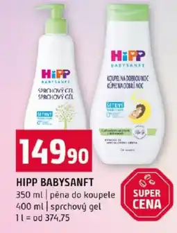 Terno Hipp babysanft pěna do koupele sprchový gel nabídka